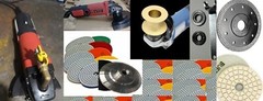 Wet Polisher 1-1/2″ Full Bullnose granite marble porcelain saw blade polish pad