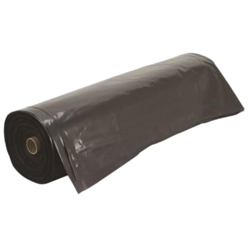 Multipurpose Black Polyethylene Sheeting – 10×25 ft, 6 Mil