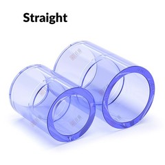 UPVC/PVC Clear Plumbing Fittings Pipe For Aquarium Fish Tank Pond Solvent Weld
