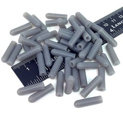 (50) 1/8″ ID High Temp Silicone Rubber Powder Coating Caps Cerakote Vacuum Cap