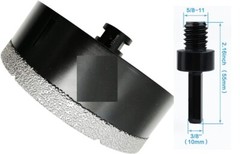 1″ 1-3/8″ 2″ 4″ 6″ Diamond Core Drill Bit Hole Saw Tile Ceramic Marble Porcelain