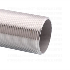 Threaded Hollow Tube Nipple Stainless Barrel Running Nipple Threaded Rod Fitting