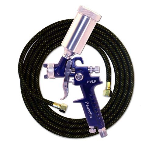 Paasche HVLP Spray Gun .8mm Head & 10′ Hose – Great For Cerakote & Duracoat(NEW)