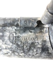 Vintage Champion Miter 28 Gauge Galvanized Half Round Inside Gutter Corner