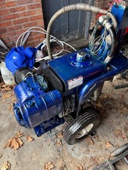 gh 533 hydra-spray airless/hydraulic sprayer/gas10 hp-3200 psi. Starts one pull