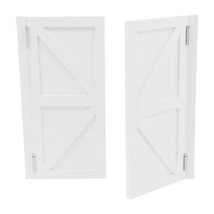 Partition Doors, Double-Door Leaf Wood Partition Doors for Entrance Partition