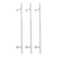 3.05M Stainless Stair Rail 101×9.8cm – Baking Paint Rectangle, Wall Mount US! US