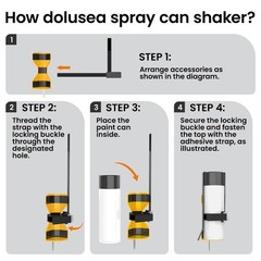 Paint Shaker Mixer Attachment for Reciprocating Saw, Fits 2″-4″ Cans, Anti-Slip
