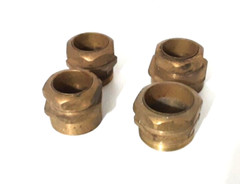 1 1/2″ MIP FIP Slip Joint Compression Waste 1 1/4″ Mip Brass Adapter NOS 4 items