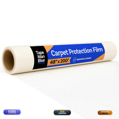 Tapemanblue Carpet Protection Film 48 Inch X 200 Feet Made In The Usa Strong
