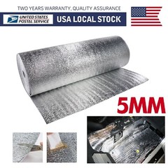120″x40″ Reflective Insulation Heat & Cold Shield Foam Core Radiant Barrier Mat