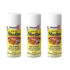 Zinsser, Bulls Eye Shellac, Aerosol 12 oz Clear- 00408, 3 Pack
