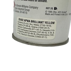 Lot of 2 – Krylon 03402 Quik-Mark Inverted Marking Paint 12oz – APWA Yellow