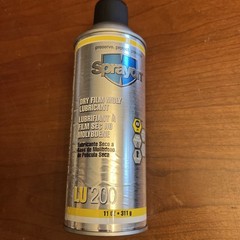 Sprayon Sc0200000 General Purpose Dry Lubricant, Dry Film Moly, H2 No Food