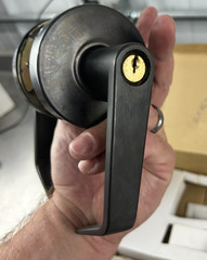 ANSI Lever Handle Lockset DX-LSV53-R Entrance US10B Oil Rubbed Bronze NEW