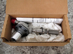 New DeVilbiss HGS-5313 / 130084 1/4″ NPSM(M) SS Spray Gun Fluid Regulator