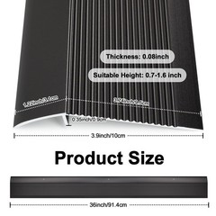 Aluminum Floor Transition Strip, Threshold Ramps for Doorways, Bridge The Hei…