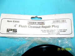 Test-Tite 83690 Flush Mechanical Cleanout Repair Plug 4″ (Z-58)