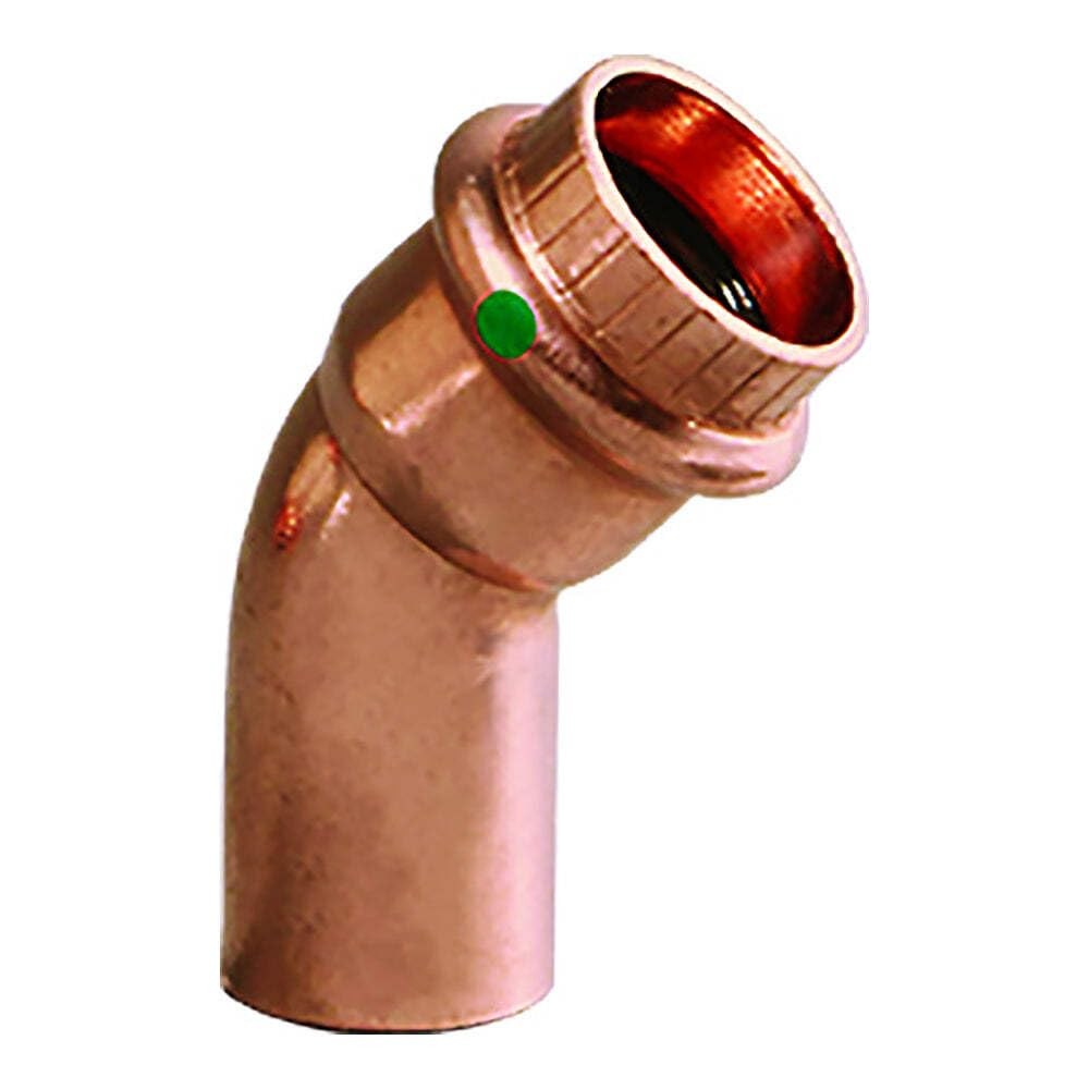 Viega 1″ FTG x Press 45-Degree Elbow in Copper – 77058