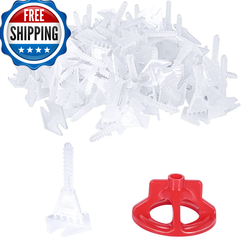 Jauyas Tile Anti-Lippage And Spacing Syste Tile Leveling System 1/8Baseplates