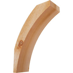 Ekena Millwork 4W X 10D X 14H Thorton Rough Sawn Knee Brace Western Red Cedar