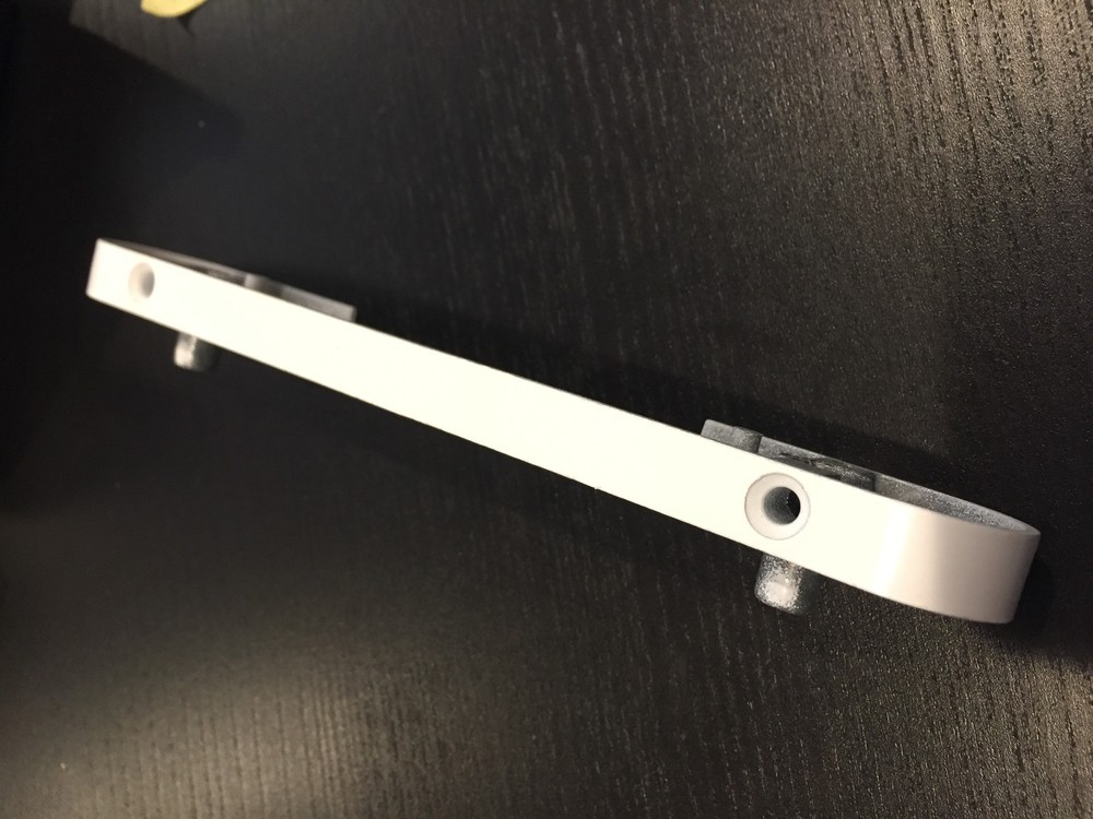 Milgard Sliding Door Mounting Plate Only White