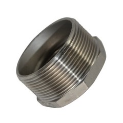 2″ male to 1-1/4″ NPT female HEX Reducer bushing pipe adapter Stainless Steel