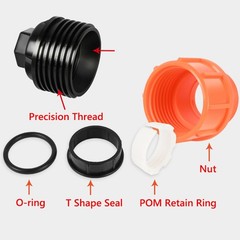 Compression Coupling PE Pipe Fitting Connector Straight Tee Elbow Valve 20-63mm