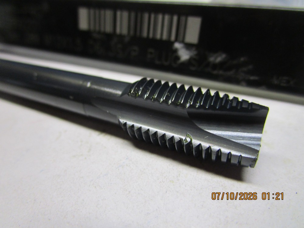 OSG 2892201 M12 – 1.5 x 3-3/8″ OAL 3 Flute Black Oxide HSS Plug Spiral Point Tap