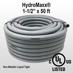 1-1/2″ x 50′ Flexible Liquid Tight Non-Metallic Electrical Conduit – UL Listed