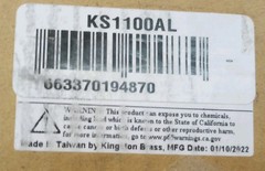 Kingston Brass KS1100AL Heritage Basin Tap Faucet, Matte Black