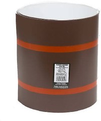 Amerimax 69112 Trim Coil, White/Brown Painted Aluminum, 12 In. x 50 Ft. –