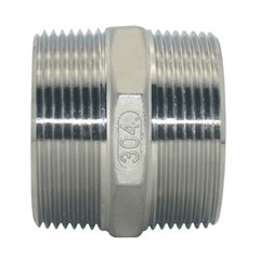 2-1/2″ 2.5 inch Male Pipe Fitting Hex Nipple NPT Stainless Steel SS304 connector