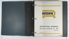 RUSSWIN Architectural Hardware Catalog Number 20 circa 1964