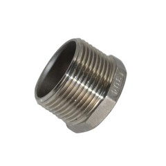 NPT Stainless 1-1/4″ male to 3/4″ female HEX Reducing bush adapter Pipe Fitting