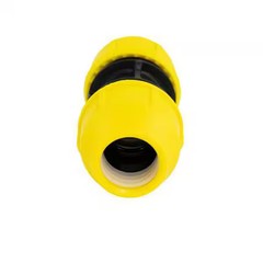 1 in. IPS DR 11 Underground Yellow Poly Gas Pipe Coupler