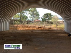 Steel Factory Mfg S40x54x16 Prefab Metal Arch Storage Building Garage Barn Kit
