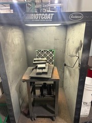 Powder Coating System, 4’x4’x6′ Curing Oven & 4’x4x6′ Spray Booth Package