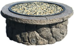 Concrete Fire Pit & Seat Wall Form Liner – Boulder Face (Long-75″)