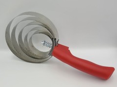 ONE (1) 5″ CURRY COMB SPRAY FOAM CUTTER SCRAPER PLANER SCARFER HORSE PONY BRUSH