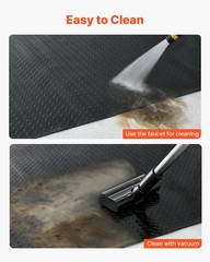 Garage Floor Roll, 4 x 7 ft Garage Flooring Mat, 2.2 mm Thickened PVC Diamond Pl