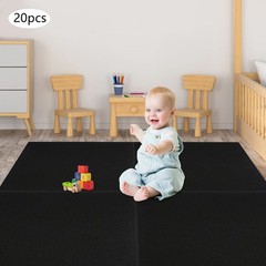 20 Pcs Square Carpet Peel and Stick Floor Carpet Self-Adhesive Carpet 60*60cm