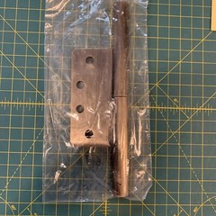 Hager RC 940 4×4 right hand Torsion Hinge RETRO ART DECO—oxidized bronze finish