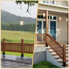 4×4 Post Base 4PCS, Inner Size 3.5×3.5 Inch Fence Post Anchor, Rust-Proof Heavy
