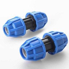 PE Push Fit Pipe Fittings Connector Socket Elbow Tee Straight For Water Supply