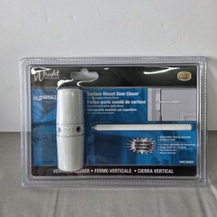 Wright Products VWC50WH Vertical Interior Door Closer, White