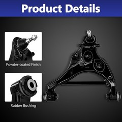 Control Arm Ball Joint Sway Bar Tie Rod Kit 10 Pcs 2015-2020 Ford F-150