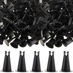 200 PCS Plastic Rebar Chair Black Concrete Tool Fits #3 To #5 21/4×1.97 Inch
