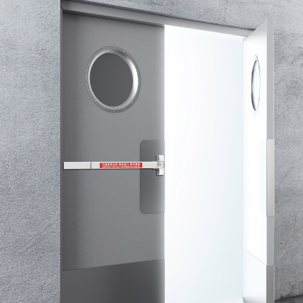 304 Stainless Steel Panic Exit Push Bar Door Lock With Keyed Entry 80cm