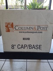 One Tuscan Cap & Base 2 Piece Set 8″ composite Column & Post Brand